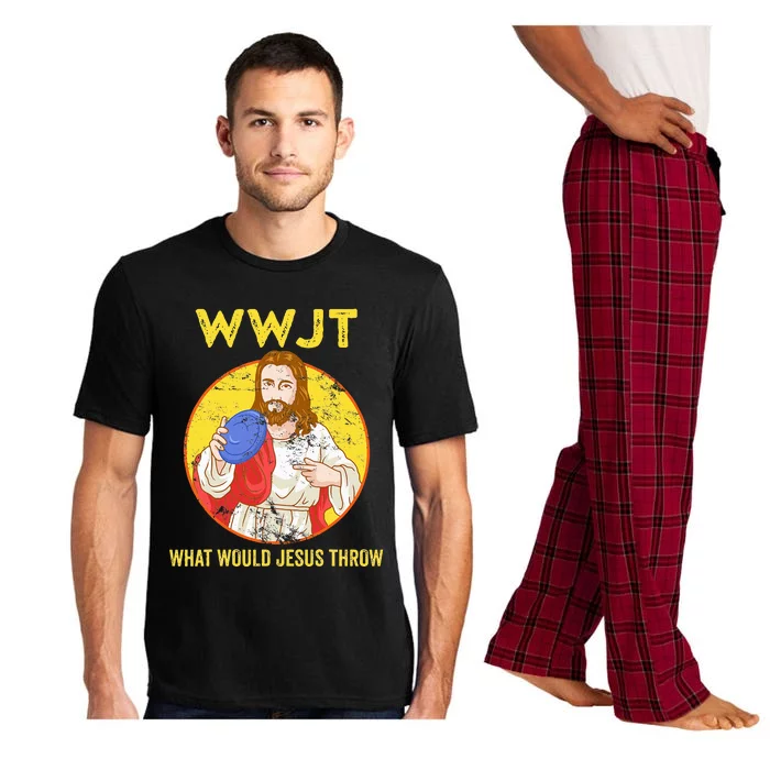 Disc Golf What Would Jesus Throw Frisbee Golf Pajama Set