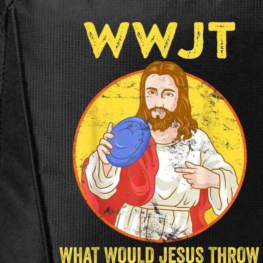 Disc Golf What Would Jesus Throw Frisbee Golf City Backpack