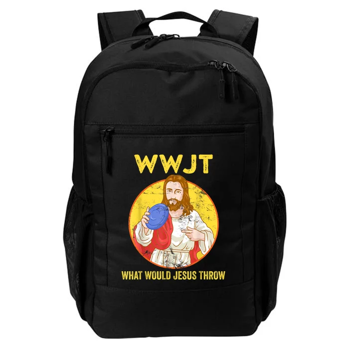 Disc Golf What Would Jesus Throw Frisbee Golf Daily Commute Backpack