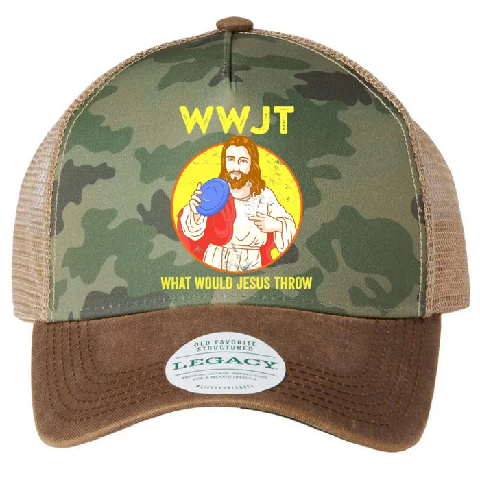 Disc Golf What Would Jesus Throw Frisbee Golf Funny Legacy Tie Dye Trucker Hat