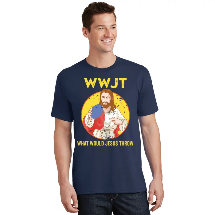 Disc Golf What Would Jesus Throw Frisbee Golf T-Shirt