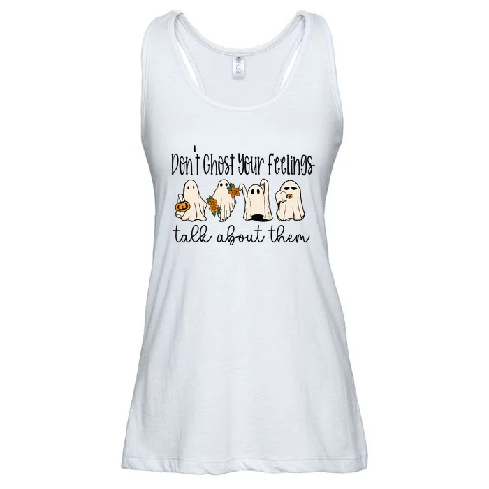 Don't Ghost Your Feelings Halloween Ladies Essential Flowy Tank