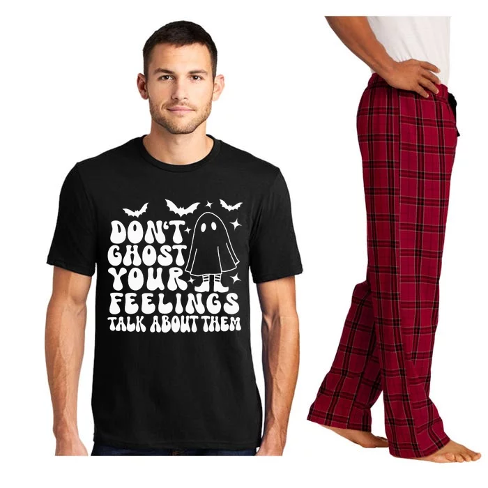 Don't Ghost Your Feelings Halloween Mental Health Pajama Set