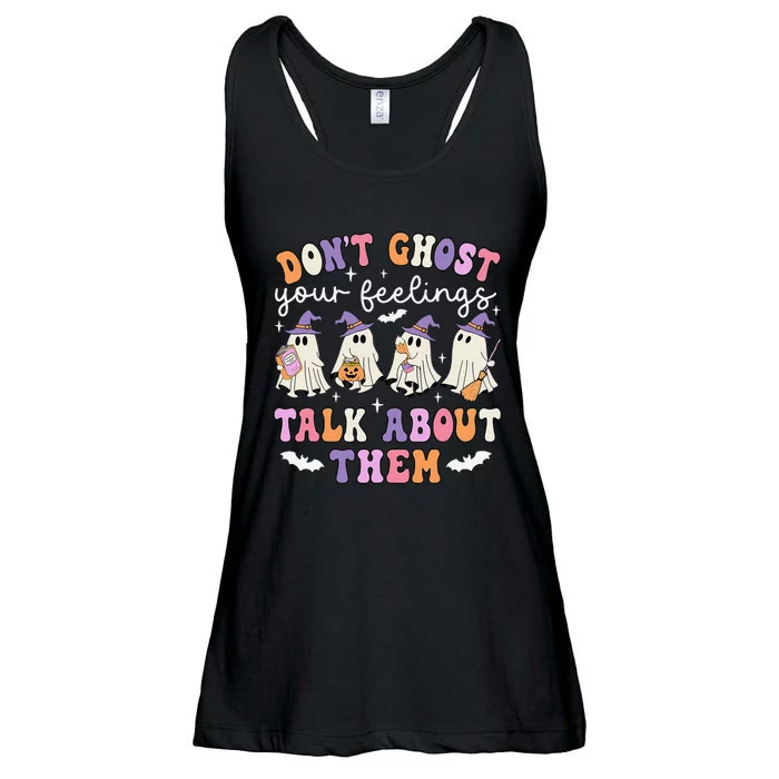 Dont Ghost Your Feeling Halloween School Counselor Halloween Gift Ladies Essential Flowy Tank