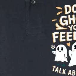 DonT Ghost Your Feelings Halloween Mental Health Softstyle Adult Sport Polo