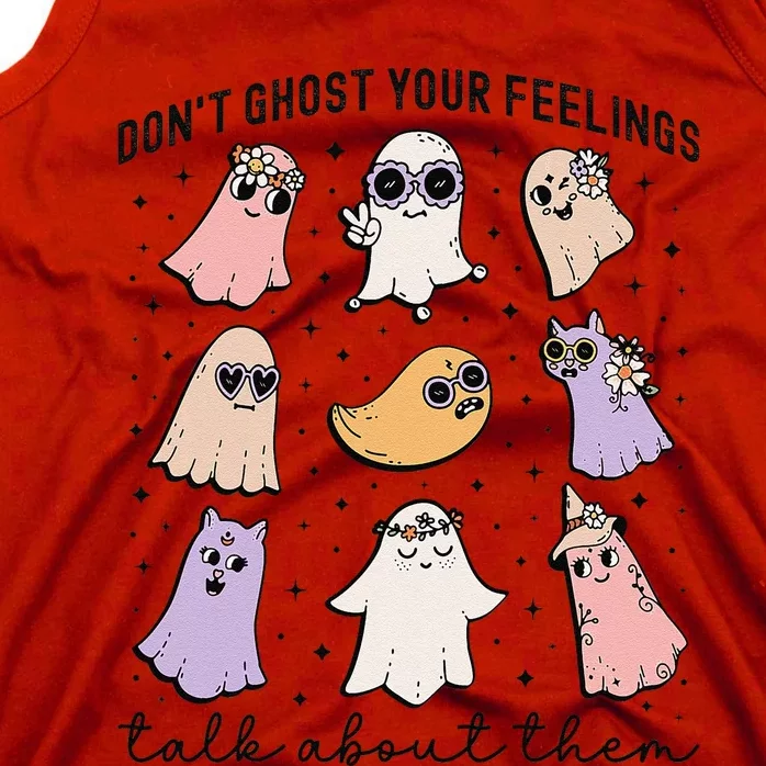 Don’T Ghost Your Feelings Talk About Them School Counselor Tank Top