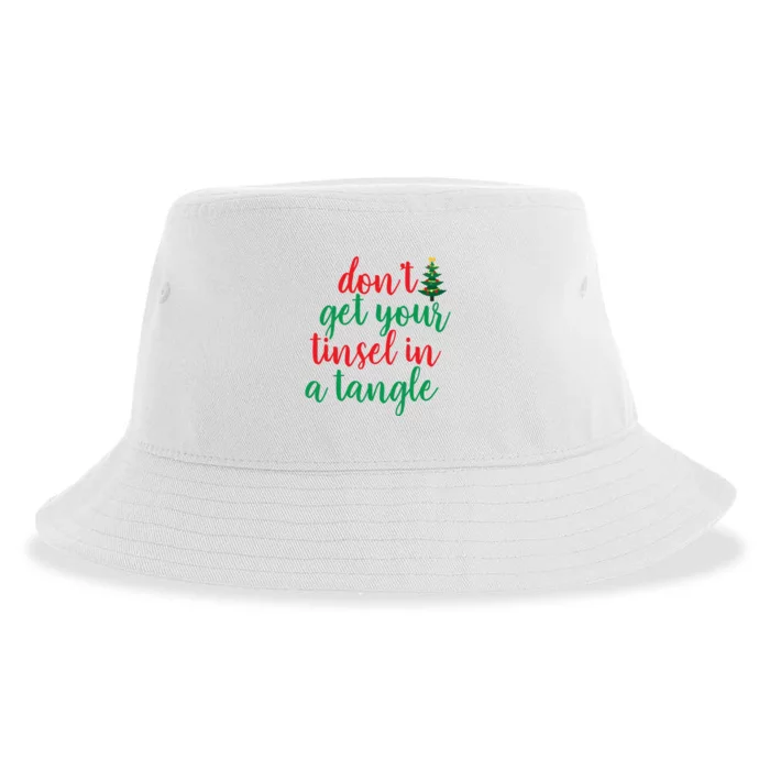 Don't Get Your Tinsel In A Tangle Sustainable Bucket Hat