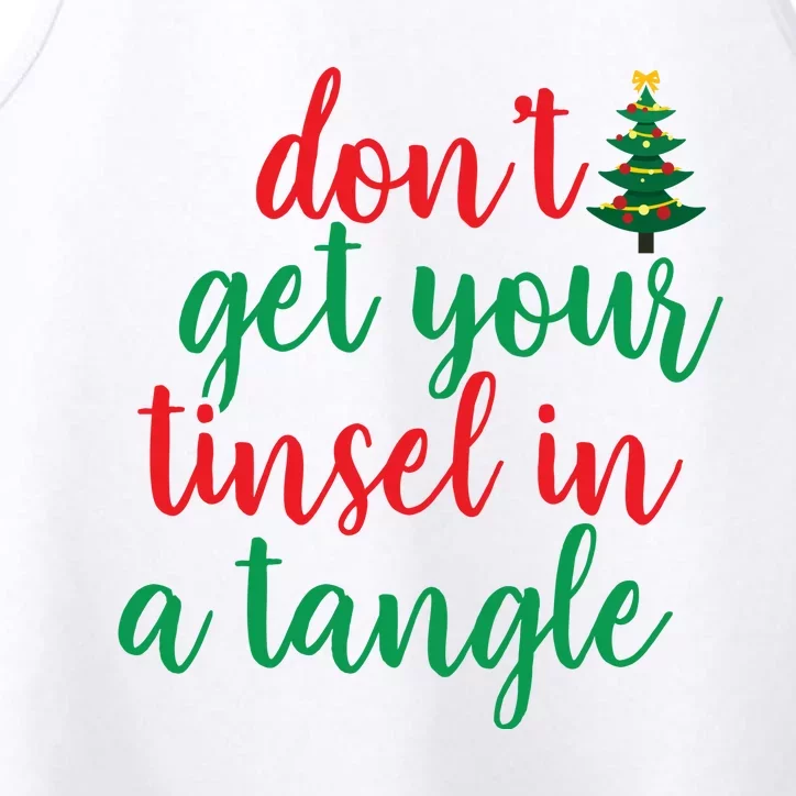 Don't Get Your Tinsel In A Tangle Performance Tank