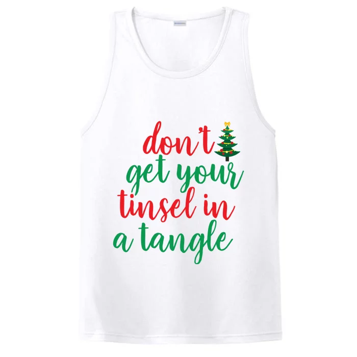 Don't Get Your Tinsel In A Tangle Performance Tank