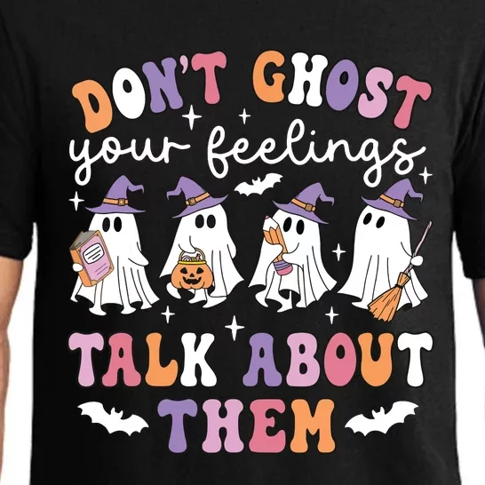 Dont Ghost Your Feeling Halloween School Counselor Halloween Pajama Set