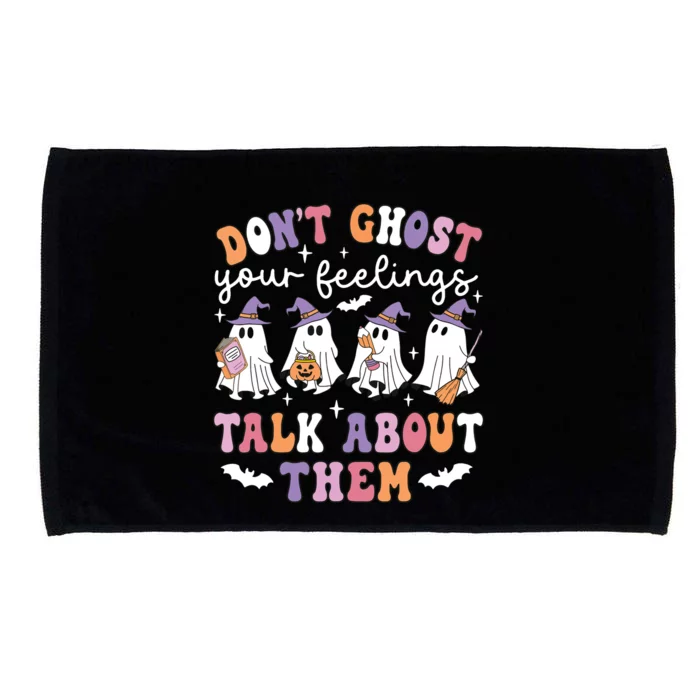 Dont Ghost Your Feeling Halloween School Counselor Halloween Microfiber Hand Towel