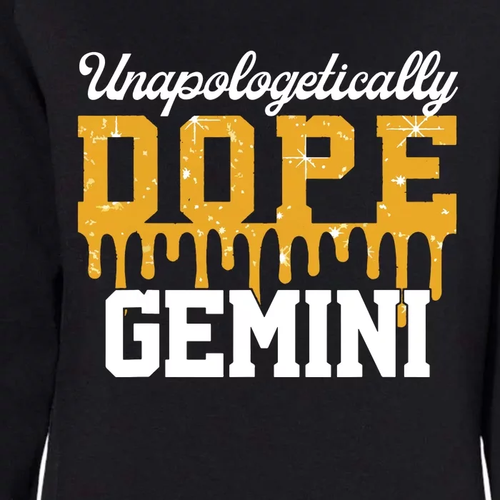 Dope Gemini Zodiac African Birthday Horoscope Lover Women Womens California Wash Sweatshirt