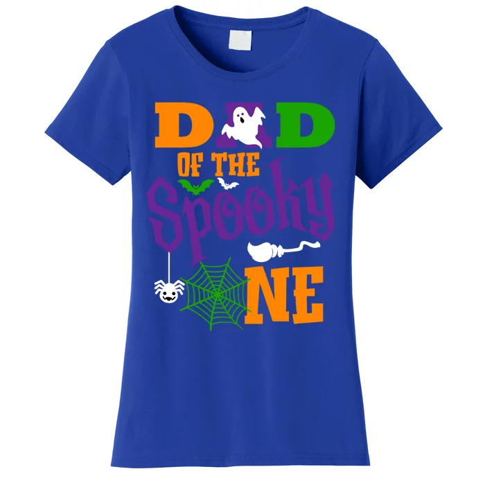 Dad Halloween 1St Birthday Matching Family Spooky One Gift Women's T-Shirt