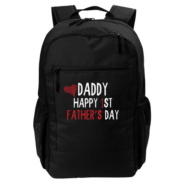 Daddy Happy 1st Fathers Day Daily Commute Backpack