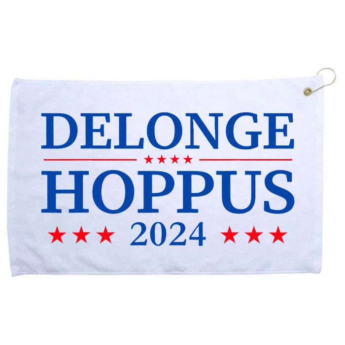 Delonge Hoppus 2024 American Flag Parody Funny Apparel Grommeted Golf Towel