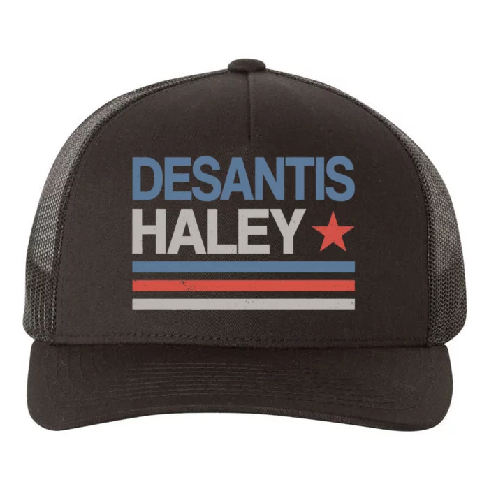 Desantis Haley 2024 President Election Republican Ticket Premium Yupoong Adult 5-Panel Trucker Hat