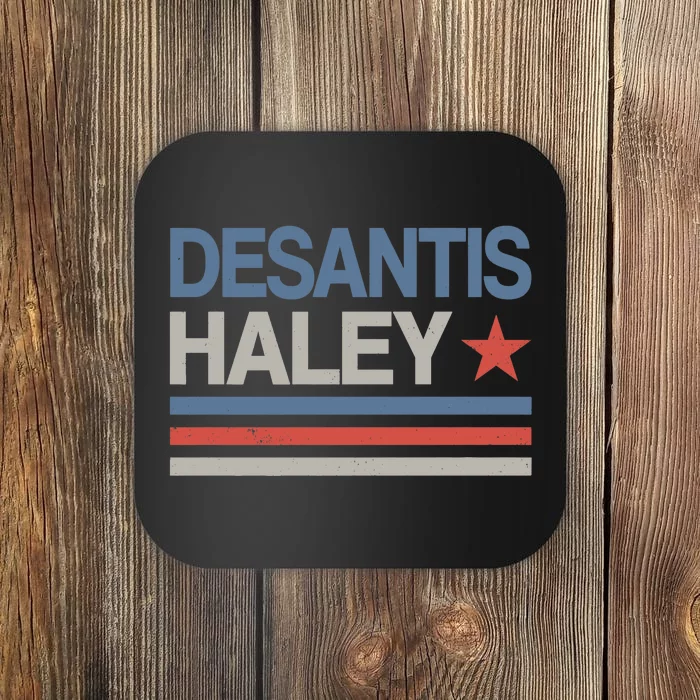 Desantis Haley 2024 President Election Republican Ticket Premium Coaster