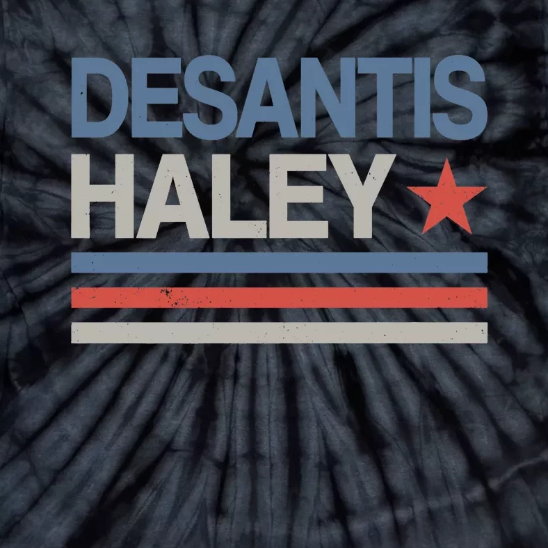 Desantis Haley 2024 President Election Republican Ticket Premium Tie-Dye T-Shirt