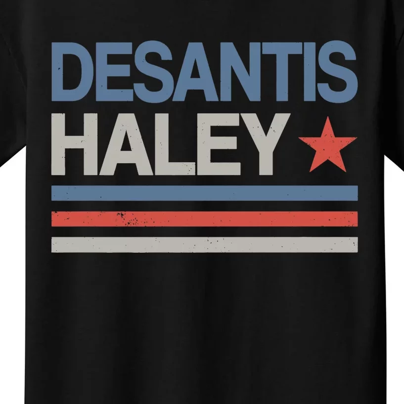 Desantis Haley 2024 President Election Republican Ticket Premium Kids T-Shirt