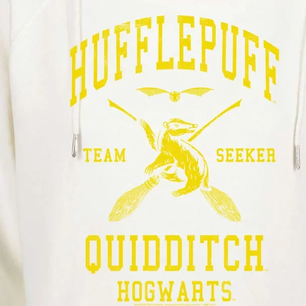 Deathly Hallows 2 Hufflepuff Quidditch Team Seeker Jersey Gift Womens Funnel Neck Pullover Hood