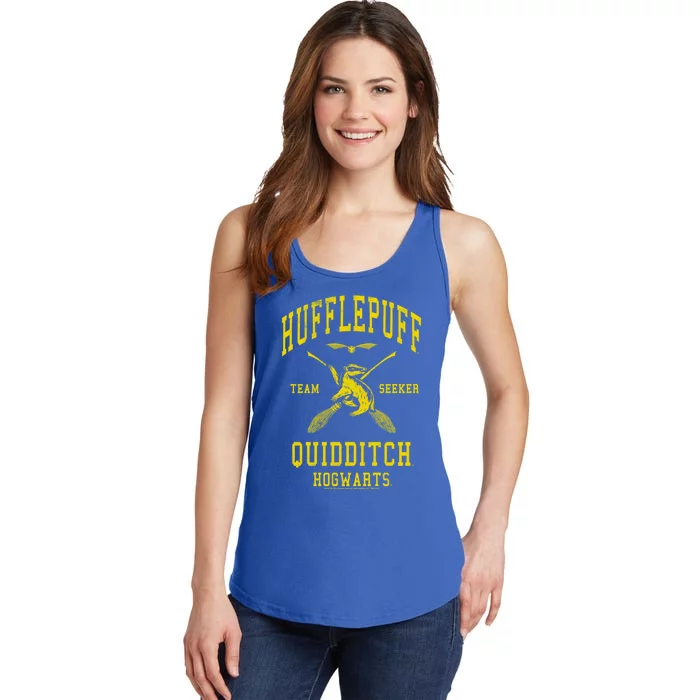 Deathly Hallows 2 Hufflepuff Quidditch Team Seeker Jersey Gift Ladies Essential Tank