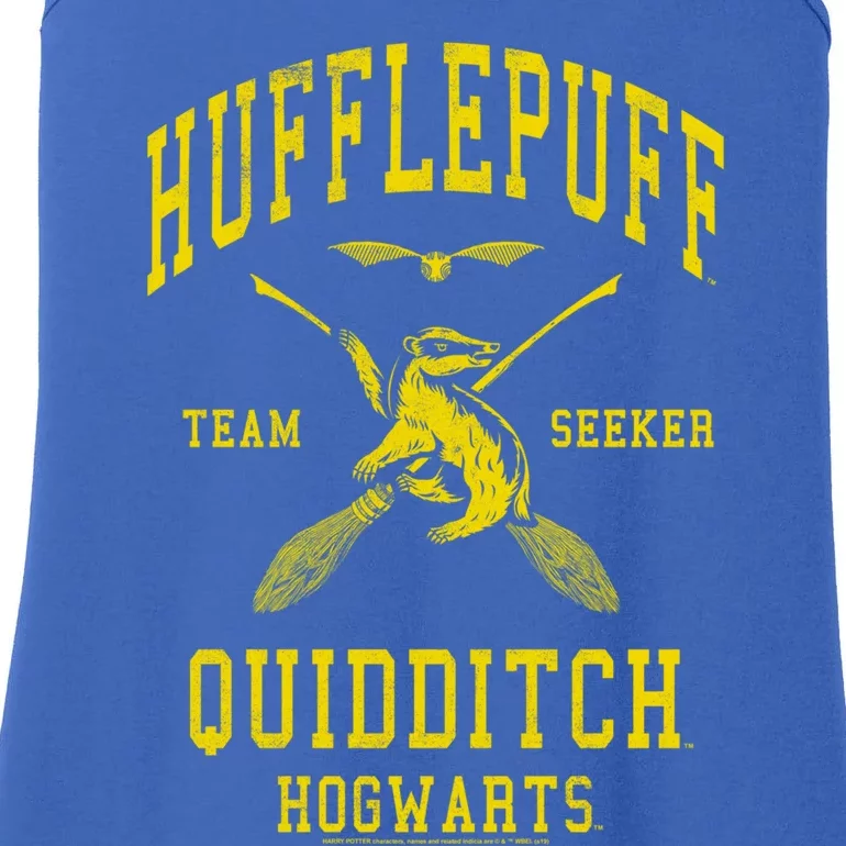 Deathly Hallows 2 Hufflepuff Quidditch Team Seeker Jersey Gift Ladies Essential Tank