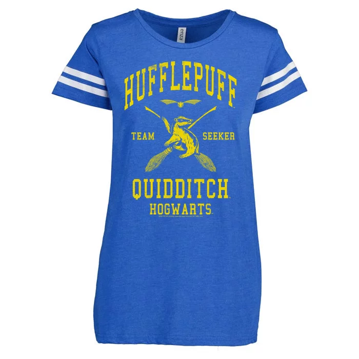 Deathly Hallows 2 Hufflepuff Quidditch Team Seeker Jersey Gift Enza Ladies Jersey Football T-Shirt