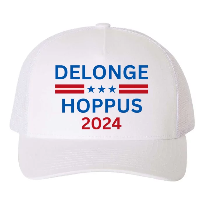 Delonge Hoppus 2024 For President Funny Voting Election 2024 Usa Yupoong Adult 5-Panel Trucker Hat