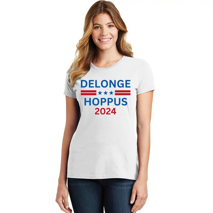 Delonge Hoppus 2024 For President Funny Voting Election 2024 Usa Women's T-Shirt