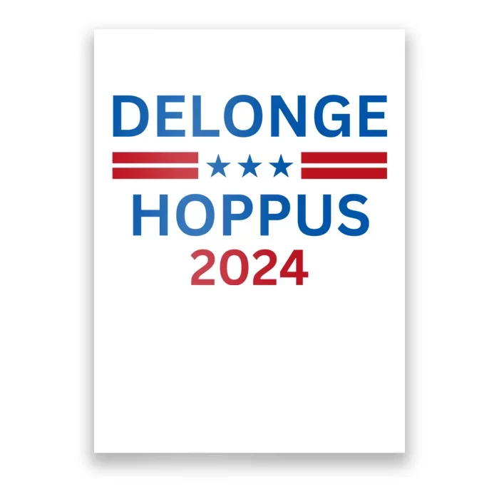 Delonge Hoppus 2024 For President Funny Voting Election 2024 Usa Poster