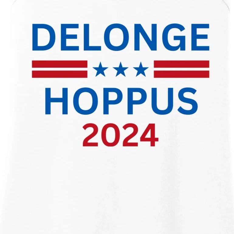 Delonge Hoppus 2024 For President Funny Voting Election 2024 Usa Ladies Essential Tank