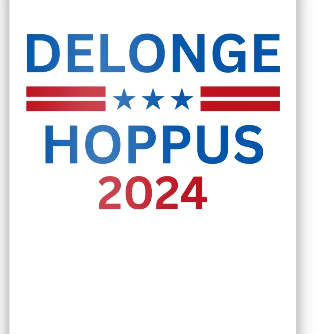 Delonge Hoppus 2024 For President Funny Voting Election 2024 Usa Poster