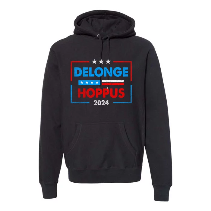 Delonge Hoppus 2024 For President Funny Voting Election 2024 Usa Premium Hoodie