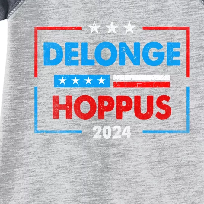 Delonge Hoppus 2024 For President Funny Voting Election 2024 Usa Infant Baby Jersey Bodysuit