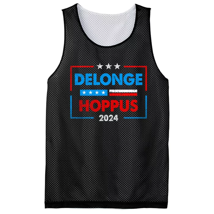 Delonge Hoppus 2024 For President Funny Voting Election 2024 Usa Mesh Reversible Basketball Jersey Tank