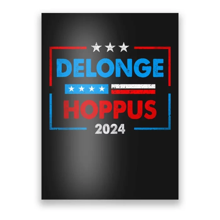 Delonge Hoppus 2024 For President Funny Voting Election 2024 Usa Poster