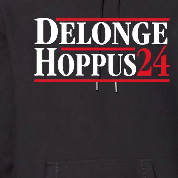 Delonge Hoppus 2024 For President Funny Voting Election 2024 Usa Premium Hoodie