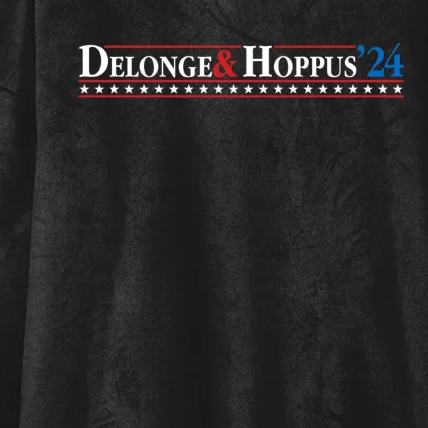 Delonge Hoppus 2024 For President Funny Voting Election 2024 Usa Hooded Wearable Blanket