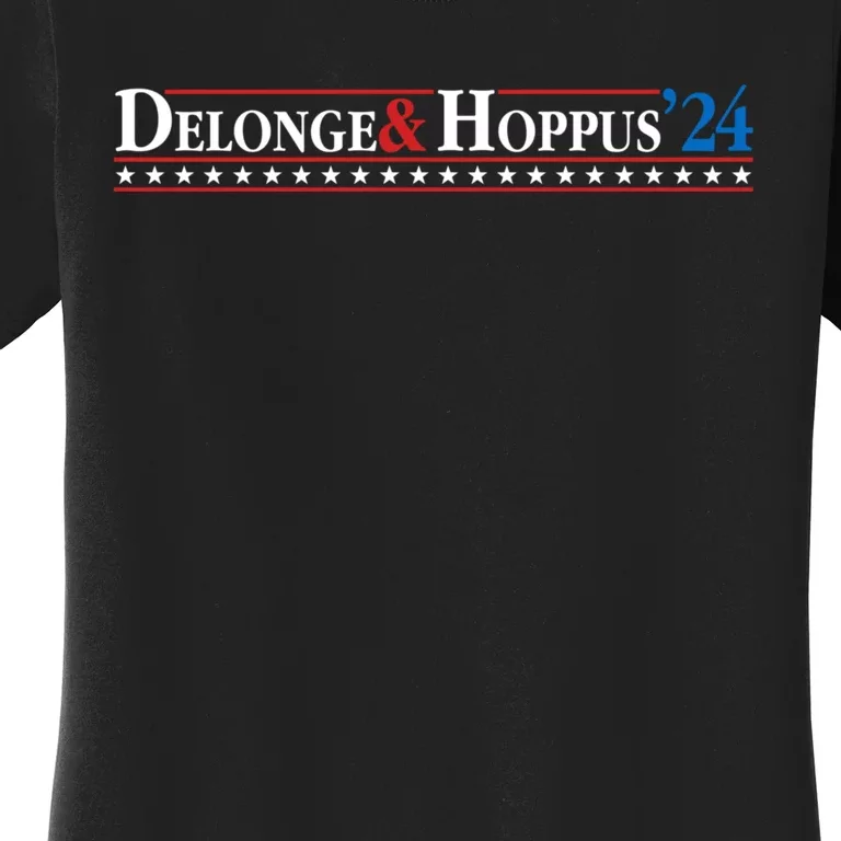 Delonge Hoppus 2024 For President Funny Voting Election 2024 Usa Women's T-Shirt