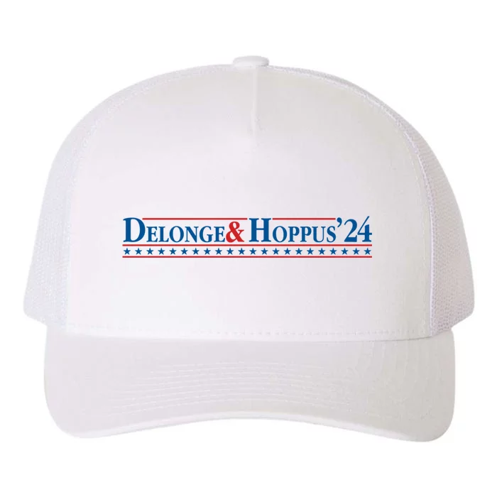 Delonge Hoppus 2024 For President Funny Voting Election 2024 Usa Yupoong Adult 5-Panel Trucker Hat