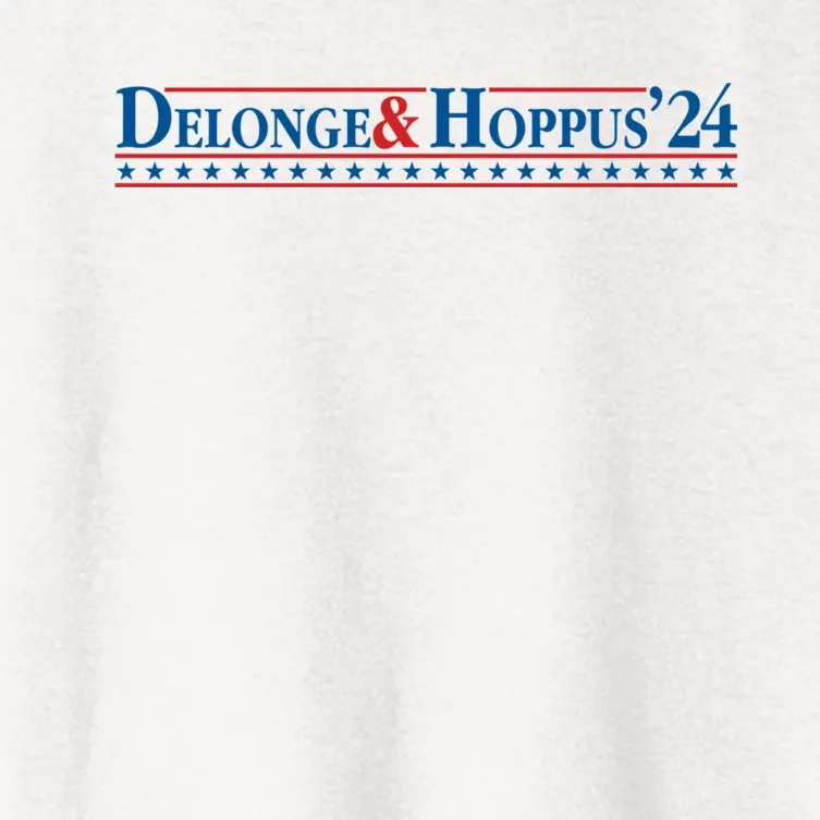 Delonge Hoppus 2024 For President Funny Voting Election 2024 Usa Women's Crop Top Tee