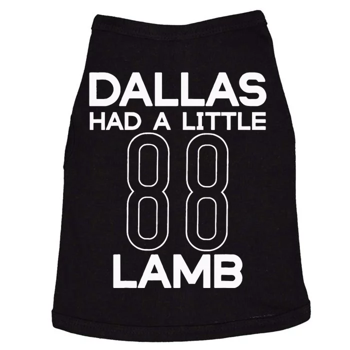 Dallas Had A Little Lamb Doggie Tank