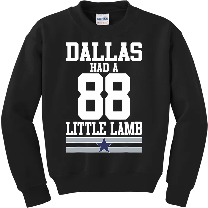 Dallas Had A Little Lamb Kids Sweatshirt