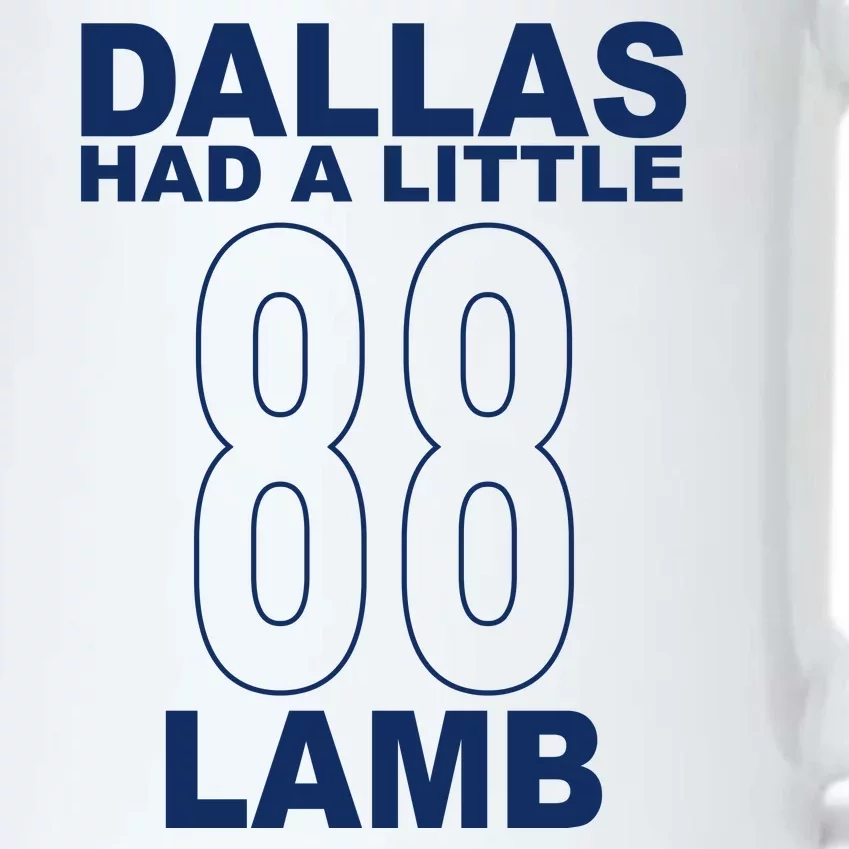 Dallas Had A Little 88 Lamb Football Black Color Changing Mug