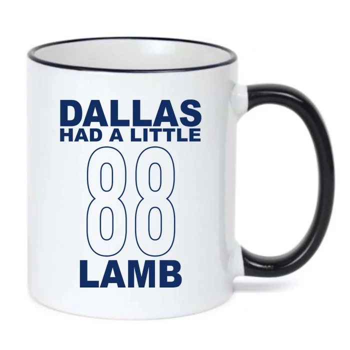 Dallas Had A Little 88 Lamb Football Black Color Changing Mug