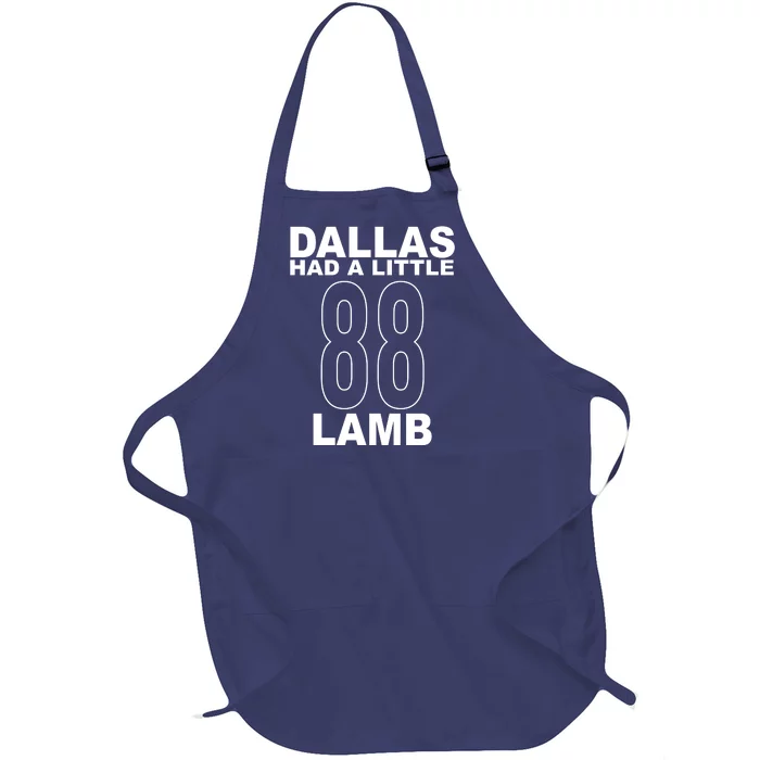 Dallas Had A Little 88 Lamb Football Full-Length Apron With Pocket