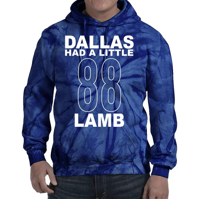 Dallas Had A Little 88 Lamb Football Tie Dye Hoodie