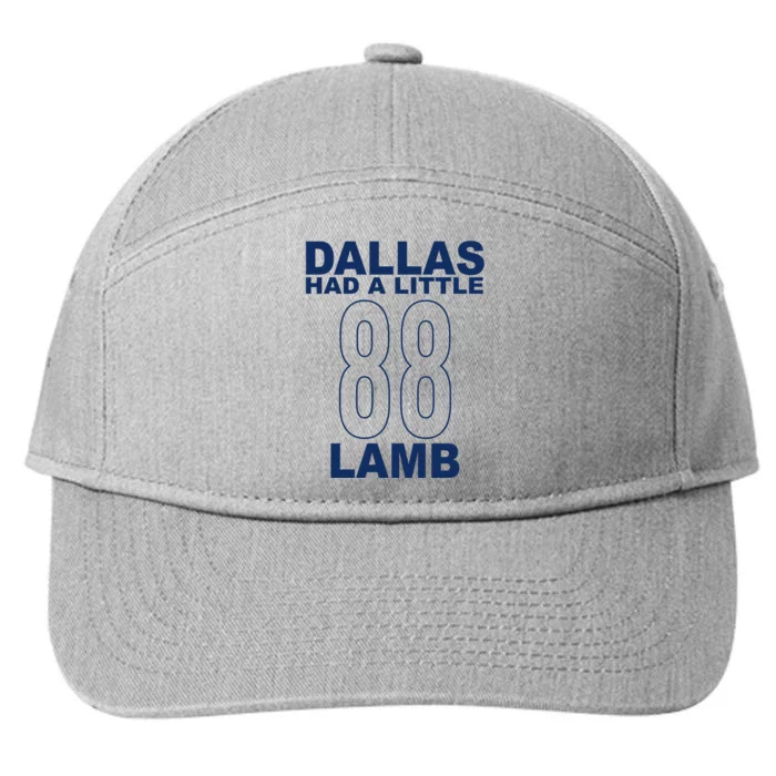 Dallas Had A Little 88 Lamb Football 7-Panel Snapback Hat