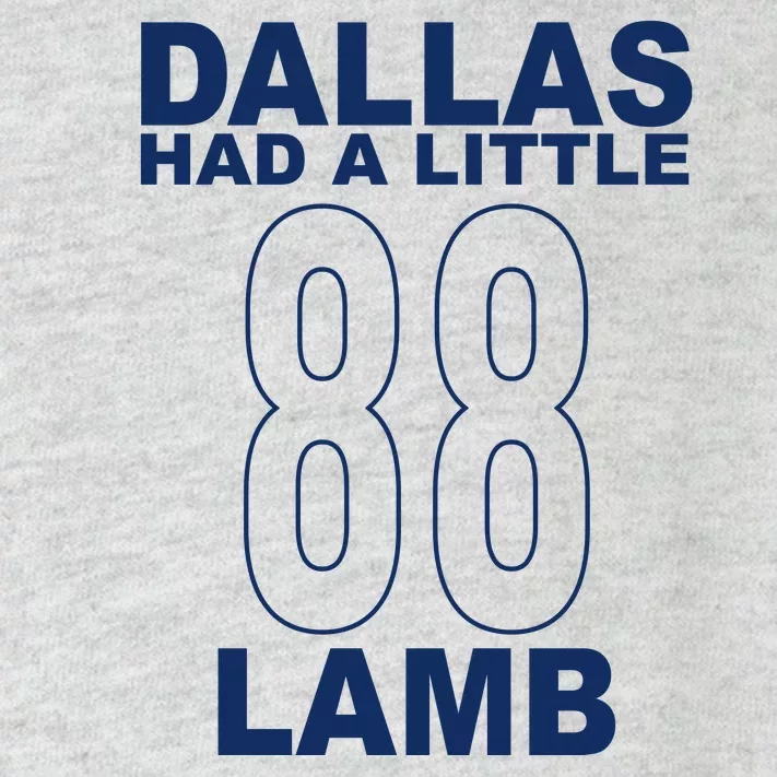 Dallas Had A Little 88 Lamb Football Toddler Long Sleeve Shirt