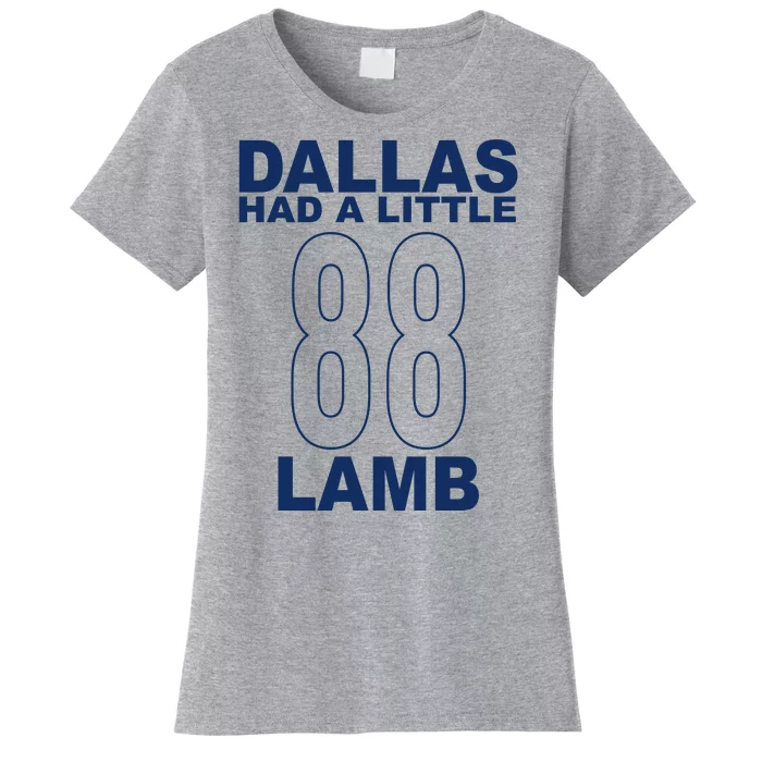 Dallas Had A Little 88 Lamb Football Women's T-Shirt